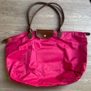 Stylish Pink Longchamp Tote Bag